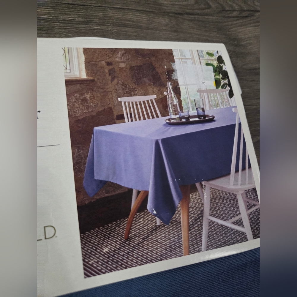 Threshold Rectangular Machine Washable Tablecloth 60"×84" NEW - Picture 5 of 7